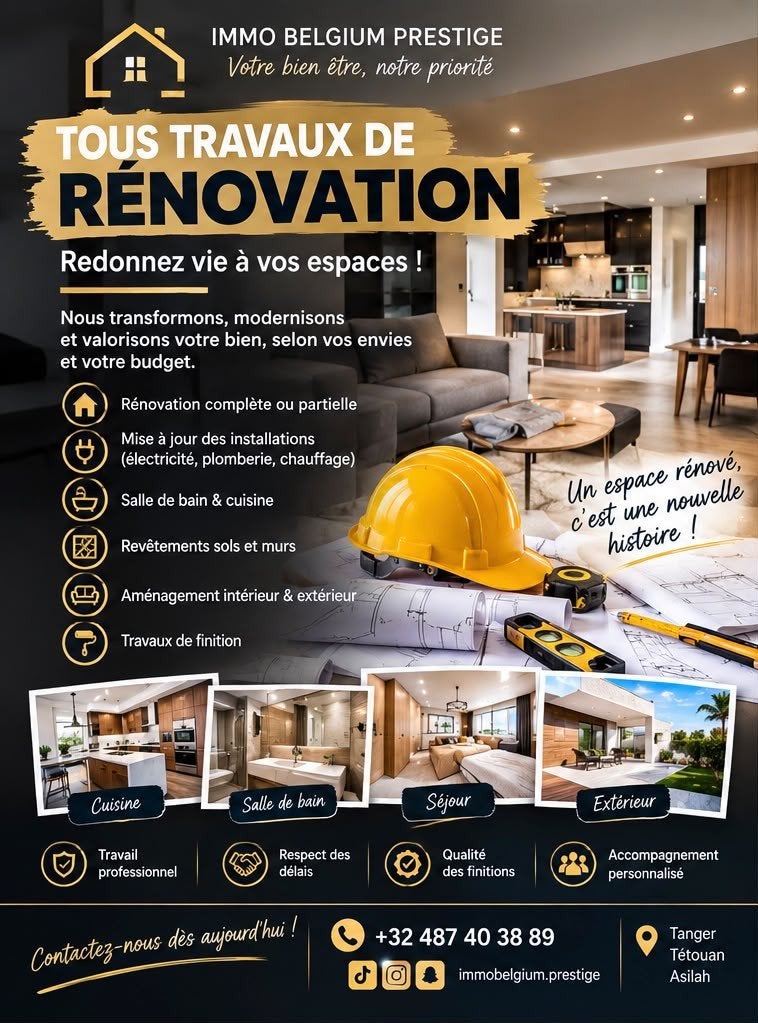 travaux rénovation, Immo