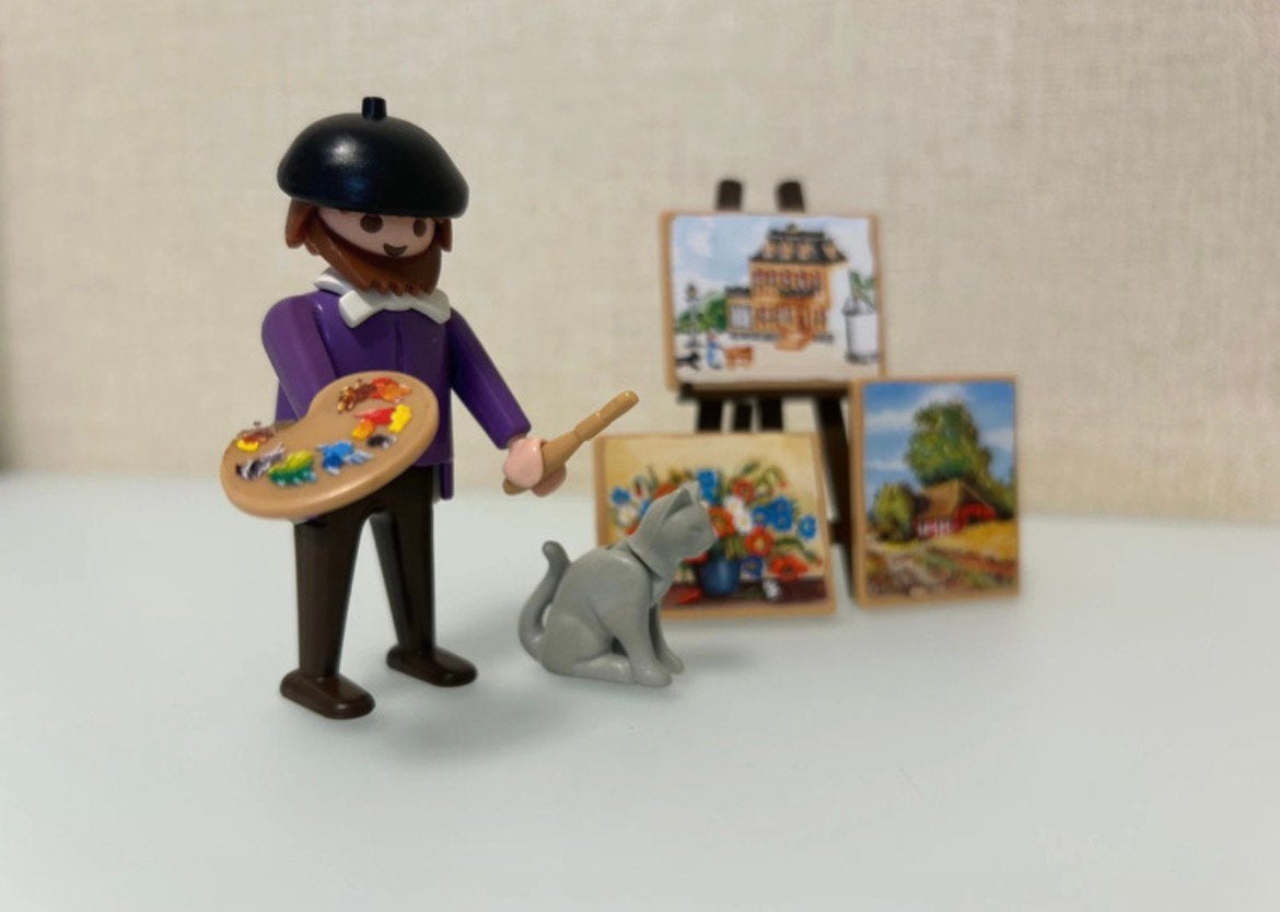 Playmobil 5404 - artiest/schilder - Rosa-serie, Enfants & Bébés, Enlèvement ou Envoi, Autres séries, Comme neuf, Kit complet