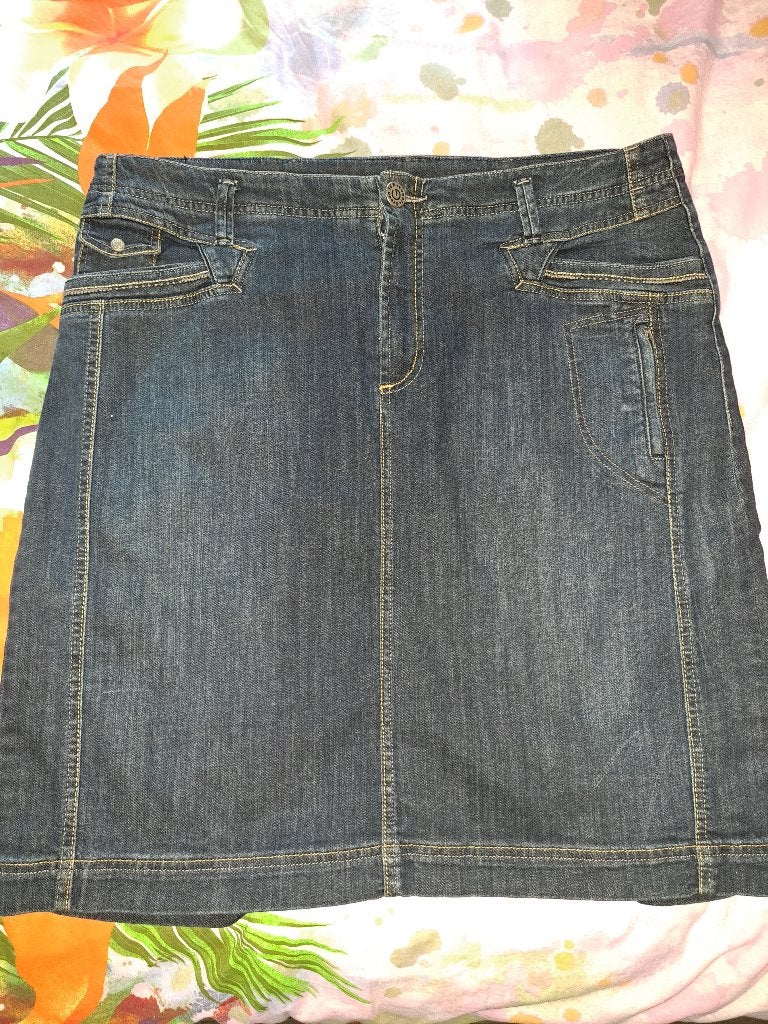 Green ICE Jeans spijkerrok maat 46, Kleding | Dames, Rokken, Blauw, Maat 46/48 (XL) of groter, Ophalen of Verzenden, Zo goed als nieuw