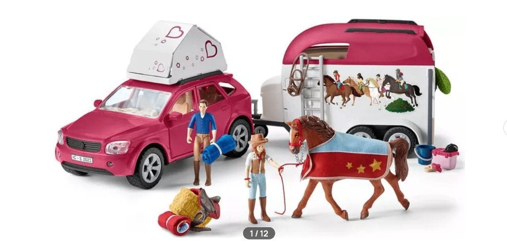 Schleich paarden trailer, Kinderen en Baby's, Speelgoed | Overig, Ophalen