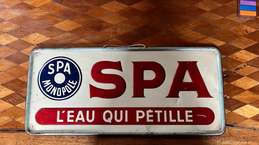 Tole Spa l’eau qui pétille 23x51cm, Enlèvement ou Envoi