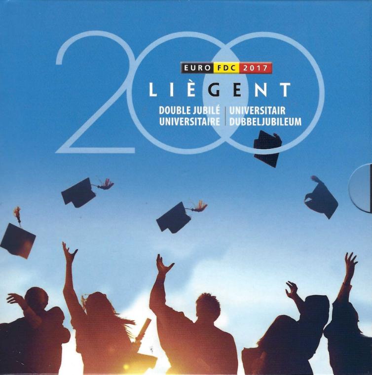 BU-set België 2017 LIEGENT, Ophalen of Verzenden, België