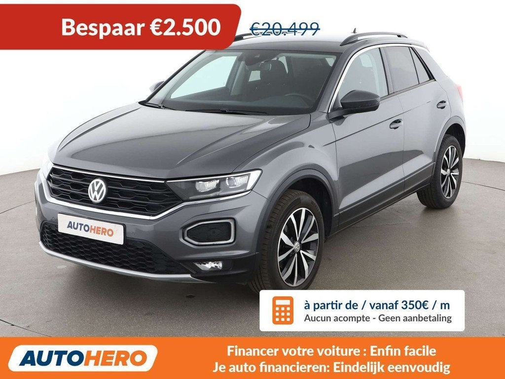 Volkswagen T-Roc 1.6 TDI Style, Autos, Volkswagen, Argent ou Gris, Achat, 139 g/km, Euro 6