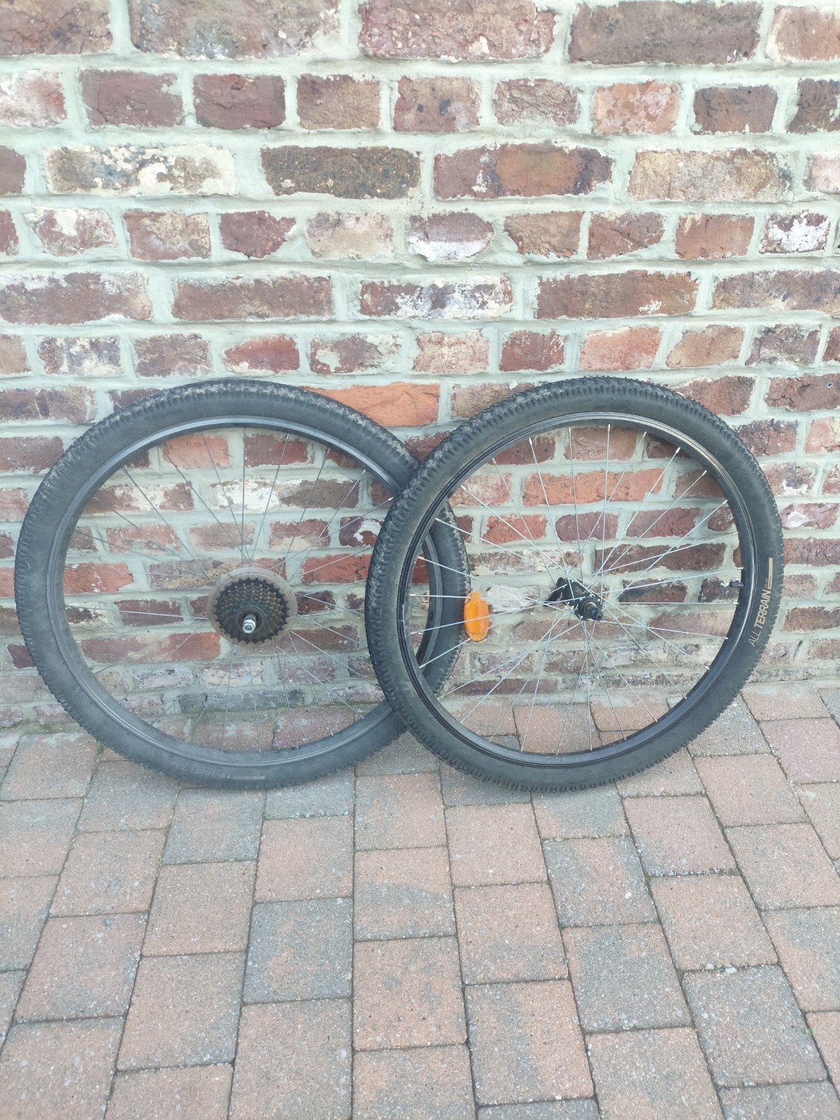 Paire de roues VTT 27,5" Rockrider 7 vitesses, Enlèvement ou Envoi, Utilisé, Roue