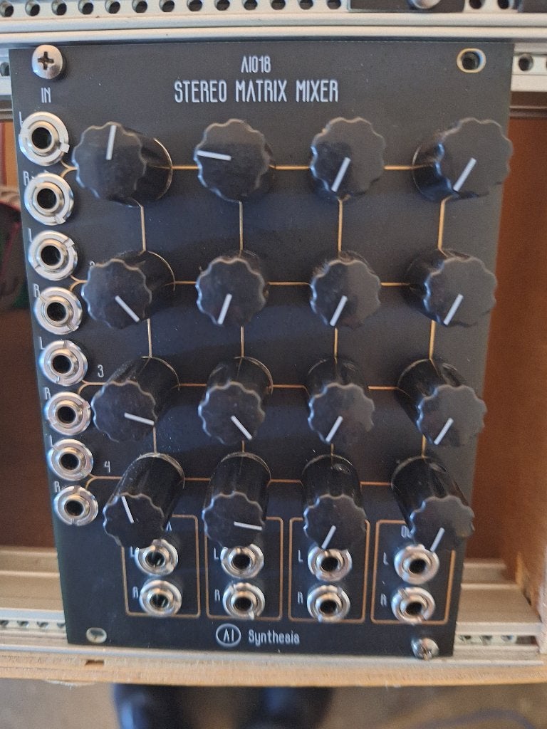 AI Synthesis Black Stereo Matrix Mixer, Musique & Instruments, Modules de son, Enlèvement ou Envoi, Utilisé, Autres marques