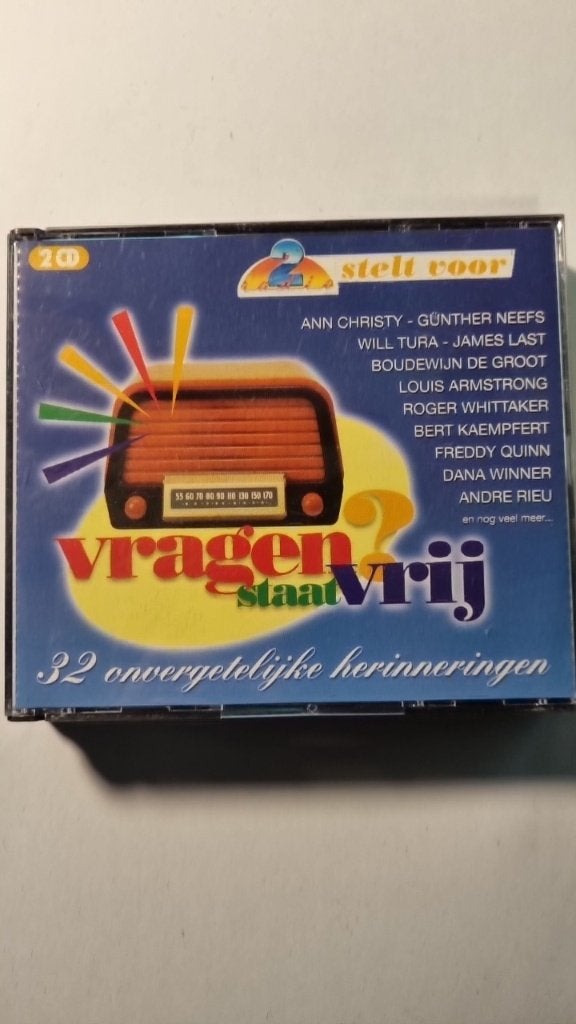 Vragen Staat Vrij - 32 Onvergetelijke Herinneringen, Cd's en Dvd's, Ophalen of Verzenden, Gebruikt