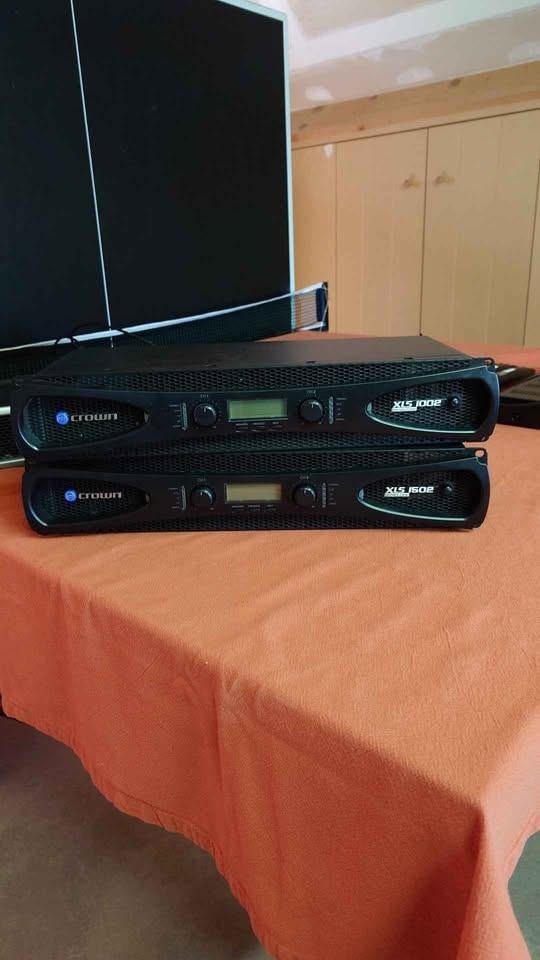 Crown xls apart te koop of als set, Audio, Tv en Foto, Versterkers en Ontvangers, Zo goed als nieuw, 120 watt of meer, Stereo