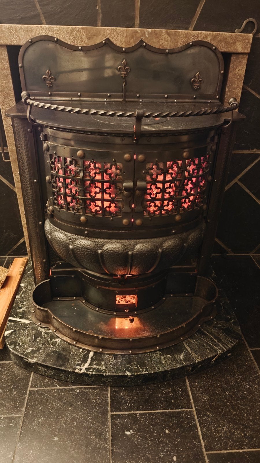 antieken houtkachel/kolenkachel, Huis en Inrichting, Ophalen, Gebruikt, Overige brandstoffen, Vrijstaand