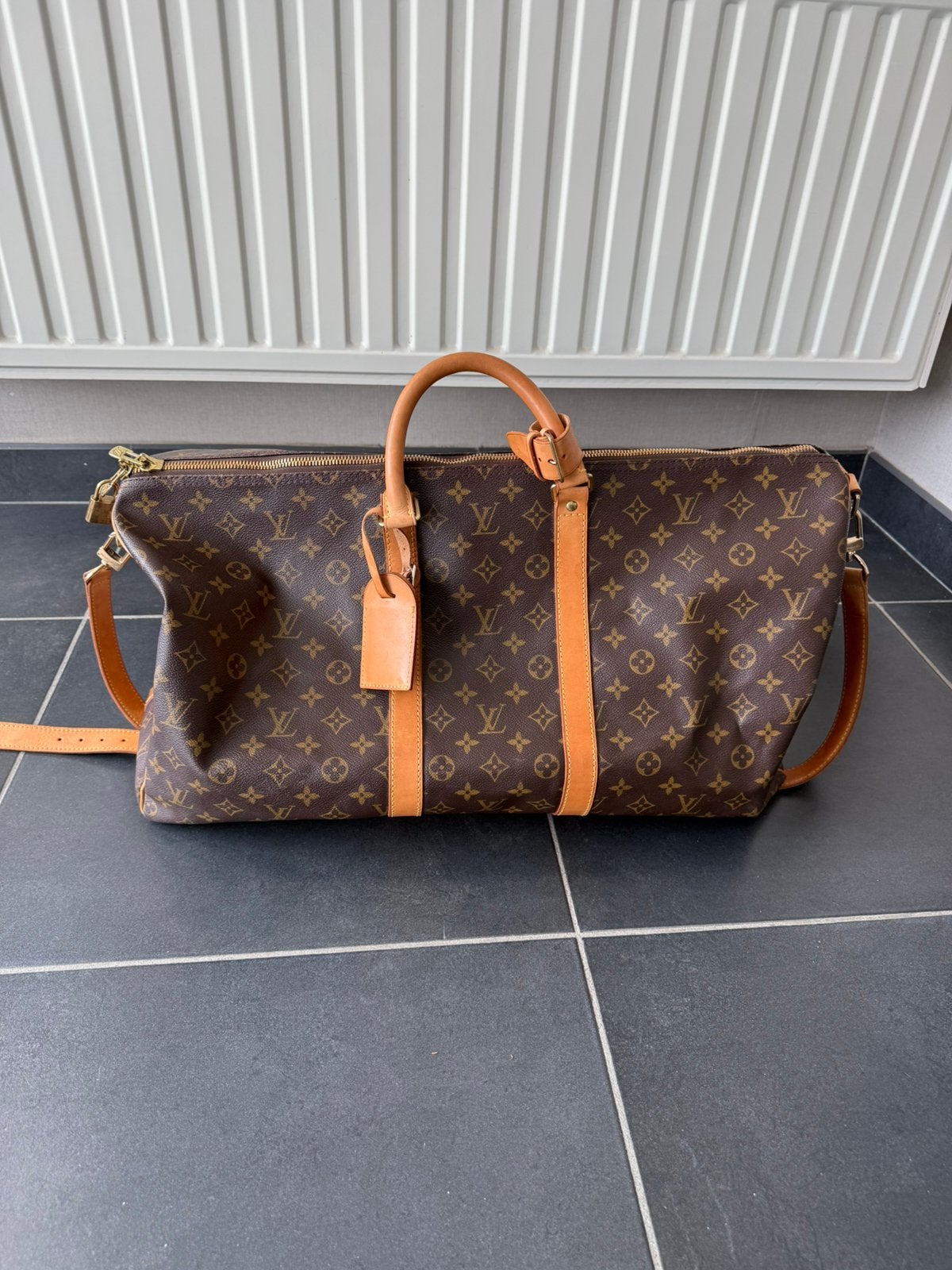 Louis Vuitton Keepall 55, Verzenden, Zo goed als nieuw