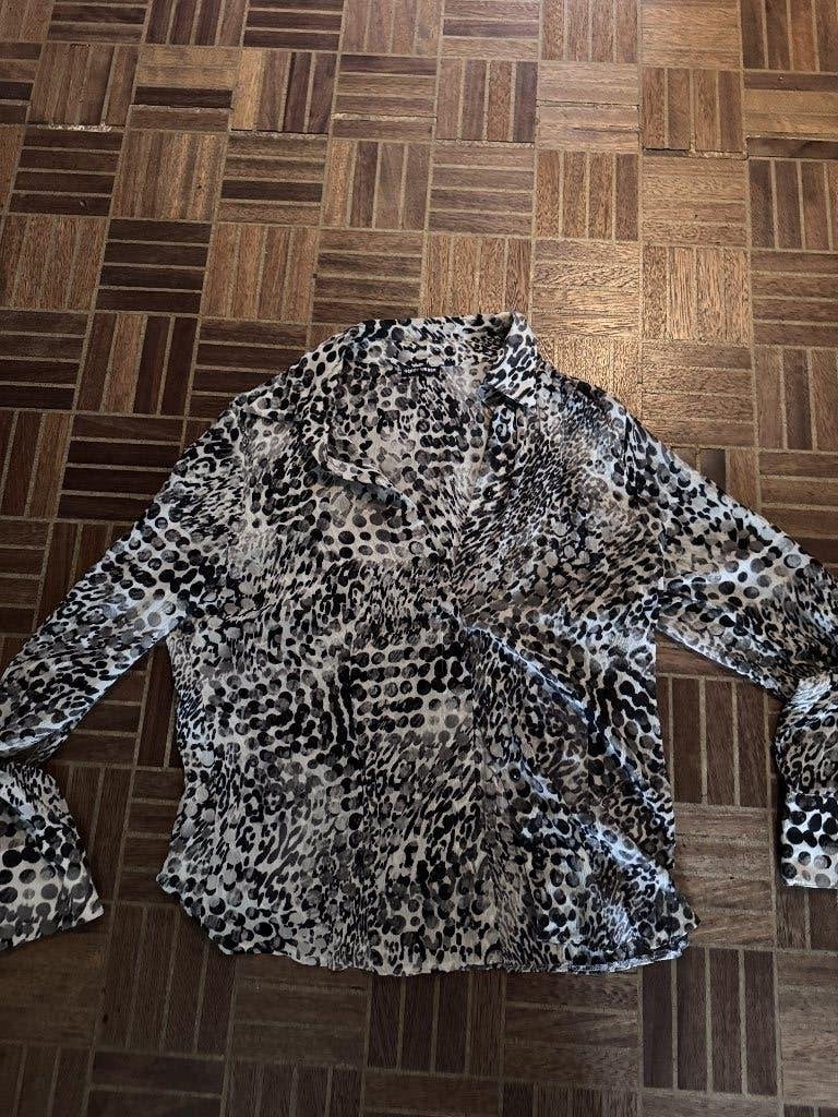 Blouse à imprimé animalier Gerry Weber, Vêtements | Femmes, Blouses & Tuniques, Comme neuf, Taille 38/40 (M), Beige, Enlèvement