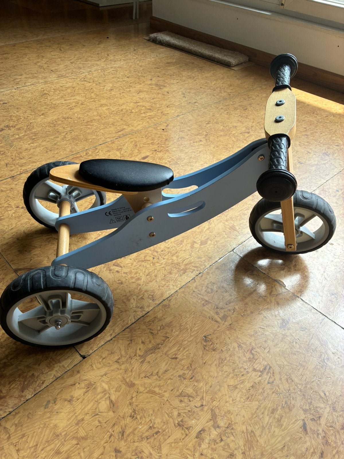 Tricycle en bois, Kinderen en Baby's, Speelgoed | Buiten | Voertuigen en Loopfietsen, Ophalen, Zo goed als nieuw