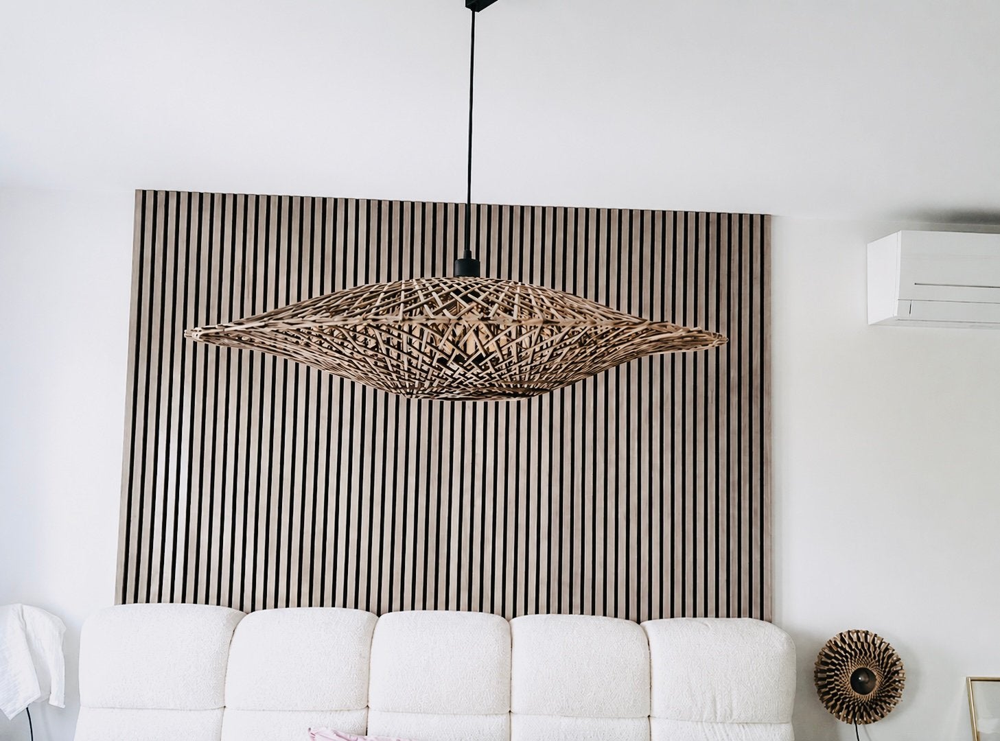 NIEUW - hanglamp good&mojo - bamboe - naturel/zwart, Ophalen, Nieuw