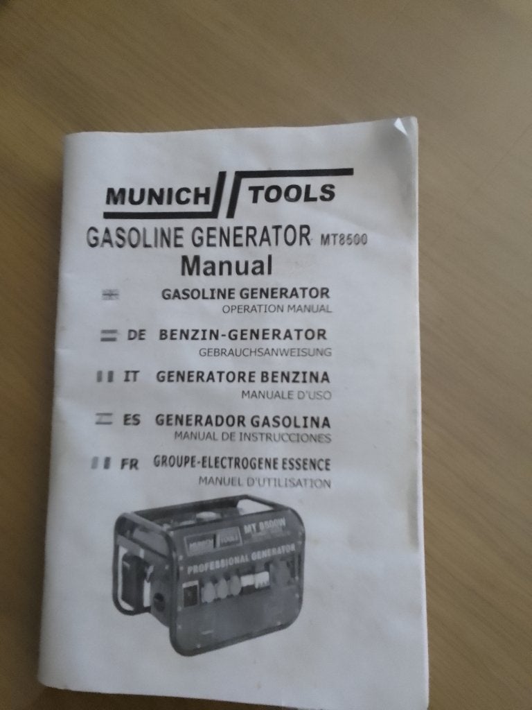 Stroom generator MT 8500, Ophalen, Zo goed als nieuw, Benzine