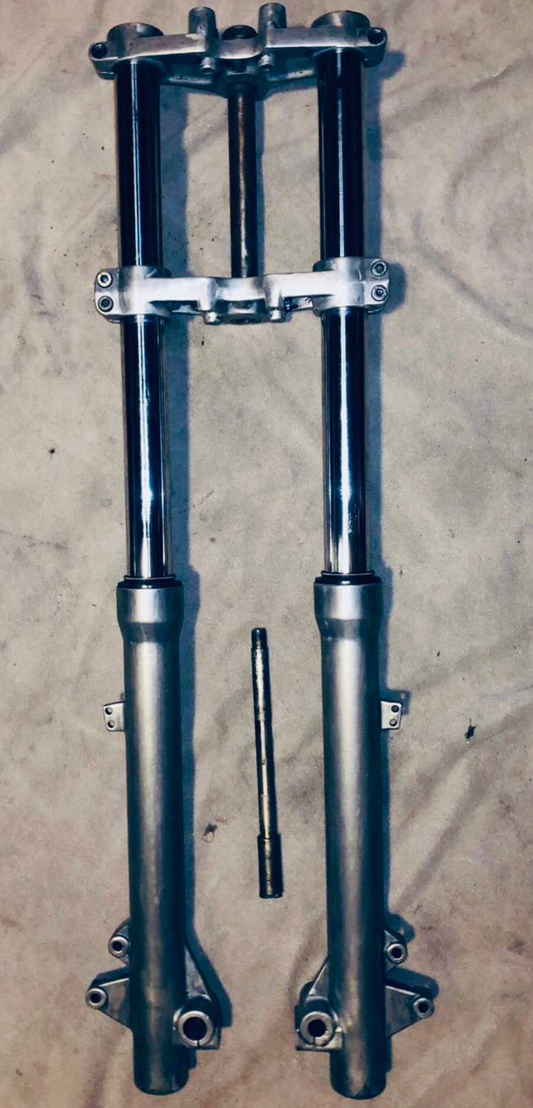 Fourche Derbi double disque, Vélos & Vélomoteurs, Enlèvement, Comme neuf