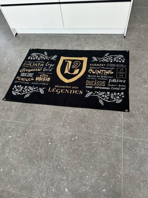 brasserie des legendes vlag drapeau flag fahne, Verzamelen, Ophalen of Verzenden, Nieuw, Overige typen