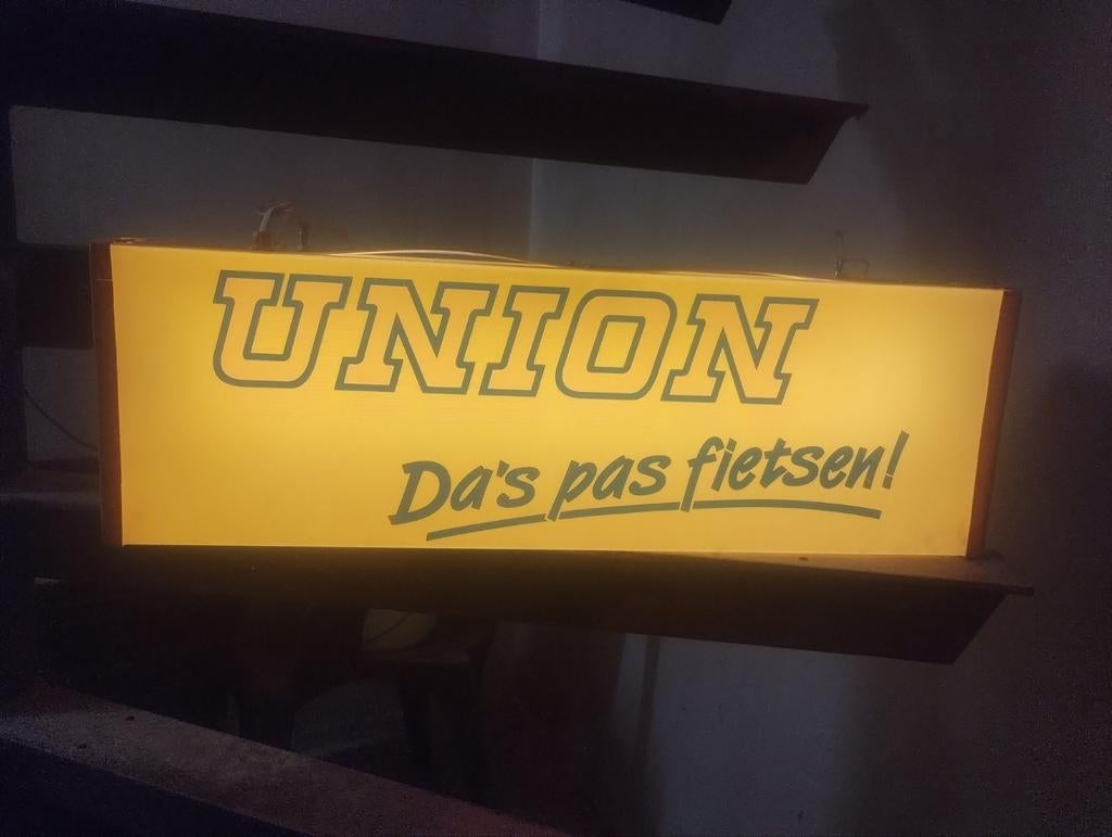 lichtbak Union 60x20cm dubbelzijdig voor binnen, Fietsen en Brommers, Ophalen