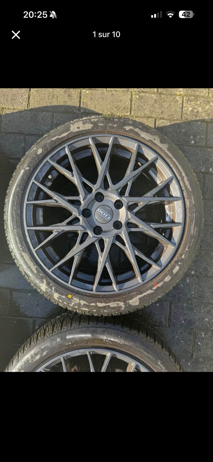 Jantes | Dotz Fuji Gunmetal ( peu être vendu avec pneus ), Auto-onderdelen, Ophalen, Band(en)