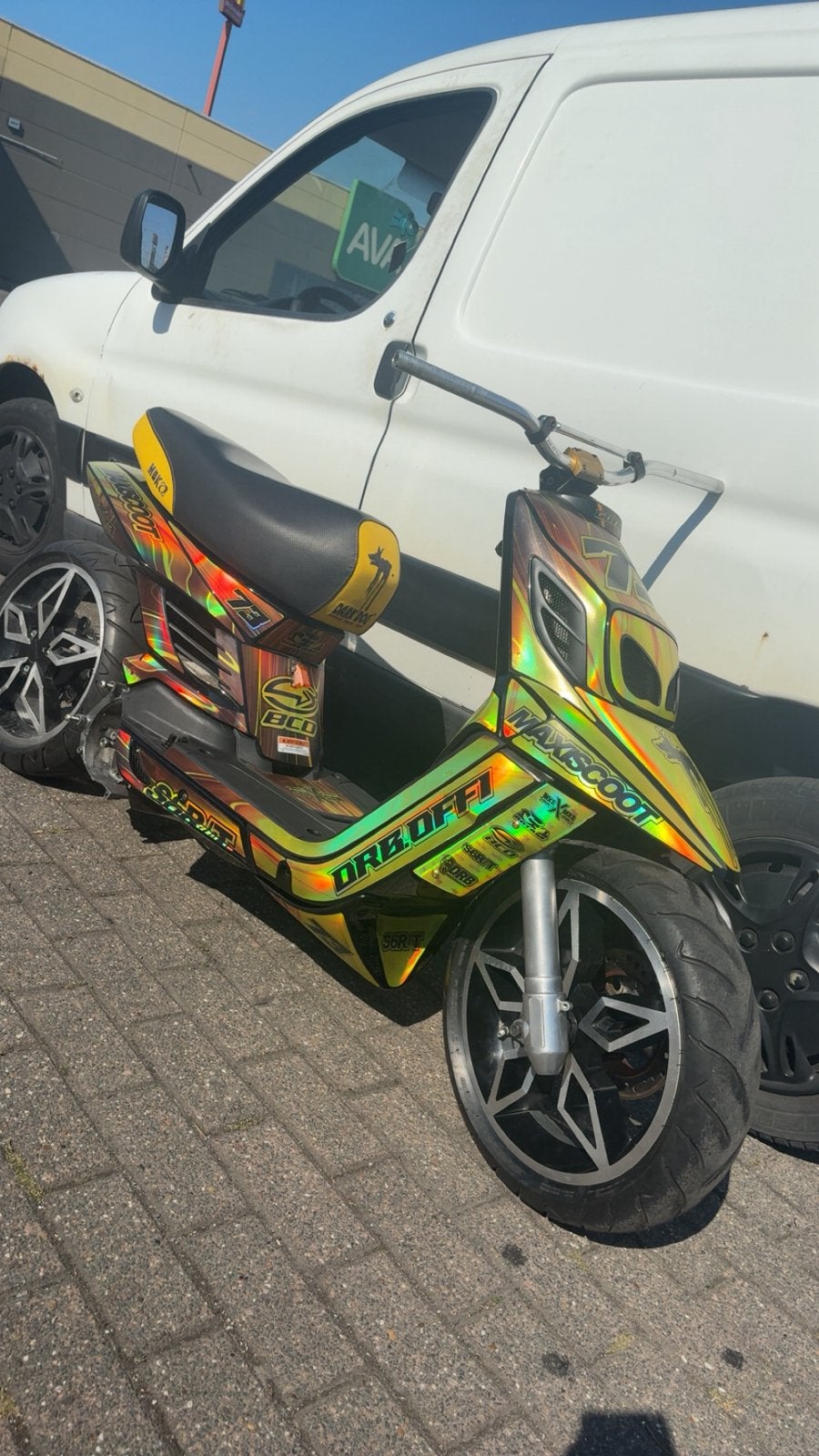 Mbk booster velgen te koop, Ophalen of Verzenden, Zo goed als nieuw