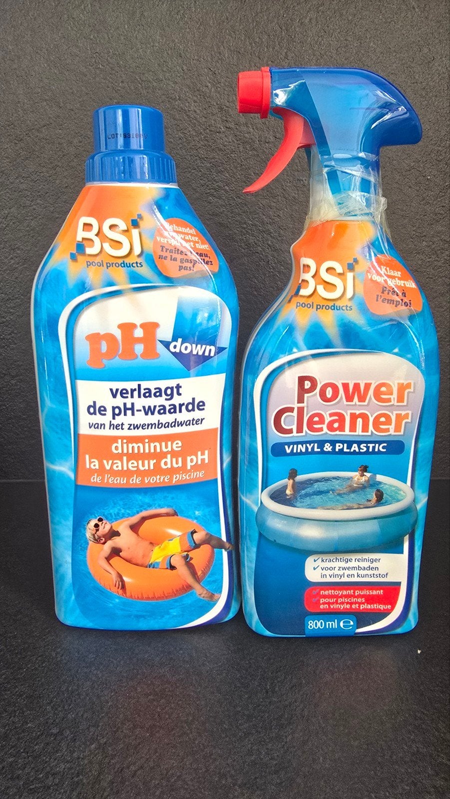 Nettoyeur à pH réduit et puissant pour piscines, Enlèvement
