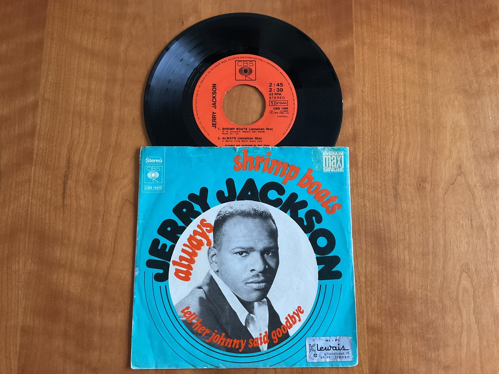 Jerry Jackson - Shrimp Boats + 2., Enlèvement ou Envoi, Utilisé