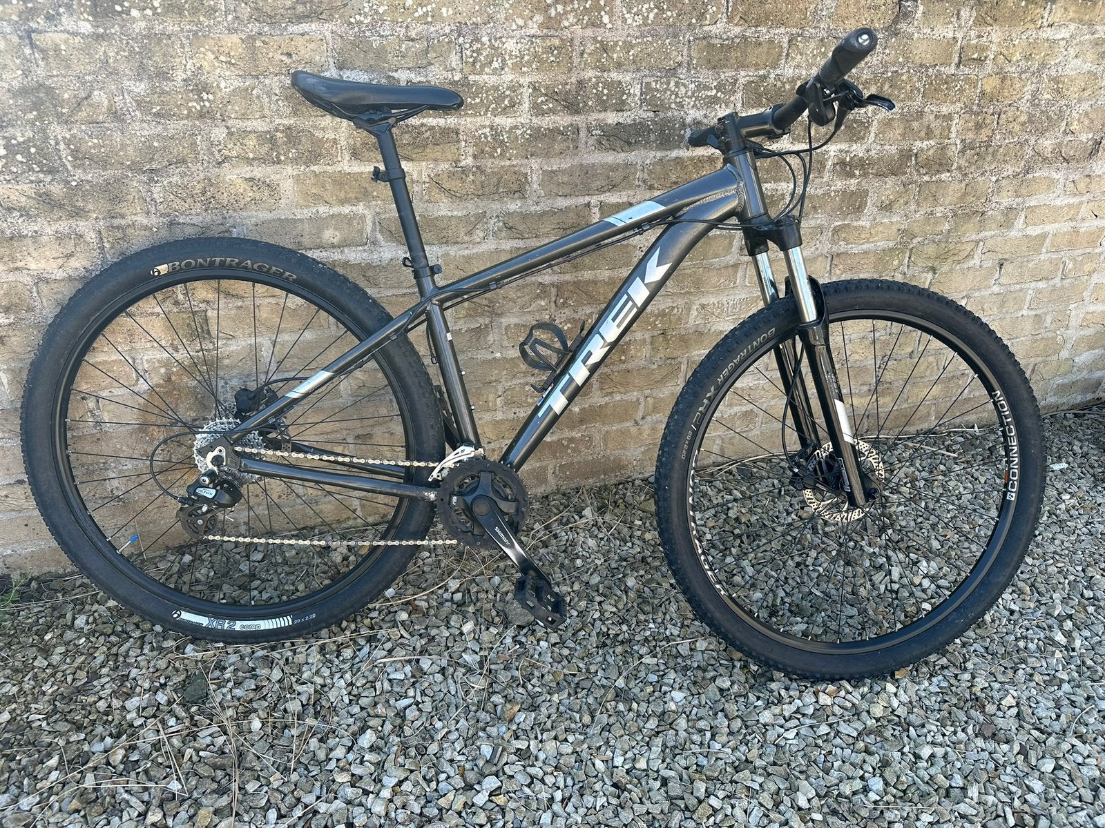 MTB Trek Marlin 6 silver, Vélos & Vélomoteurs, Vélos | VTT & Mountainbikes, Enlèvement, Utilisé, Hommes, Frein à disque