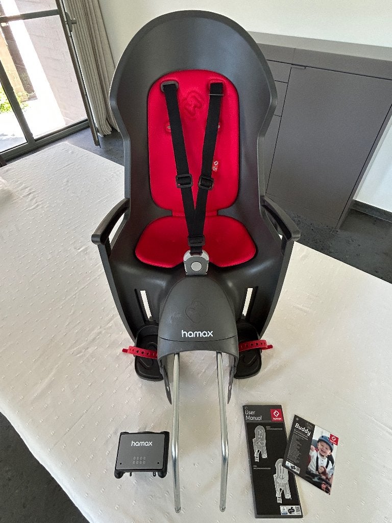 Hamax Fietsstoeltje – Zo goed als nieuw, Repose-pieds, Comme neuf, Enlèvement, Hamax