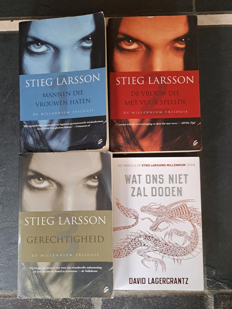 Boeken millennium trilogie + vervolg Stieg Larson, Boeken, Ophalen