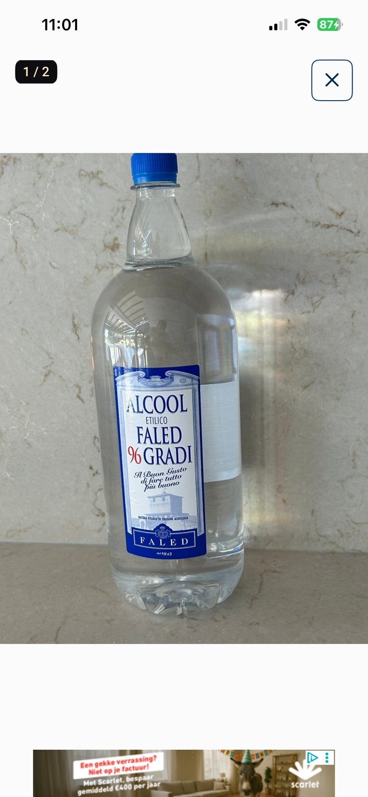 Pute alcohol 96, Verzamelen, Ophalen