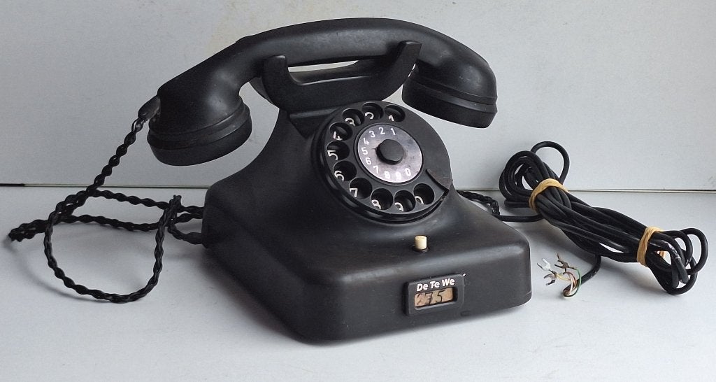 Joli ancien téléphone de collection en bakélite, Ophalen of Verzenden