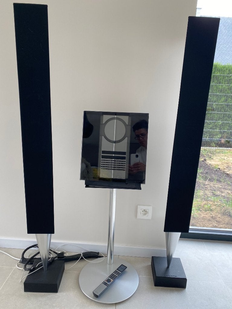 Bang&Olufsen Beolab 8000 en BeoSound 3000 cd/radio, Enlèvement, Enceinte colonne, Télécommande, Bang & Olufsen