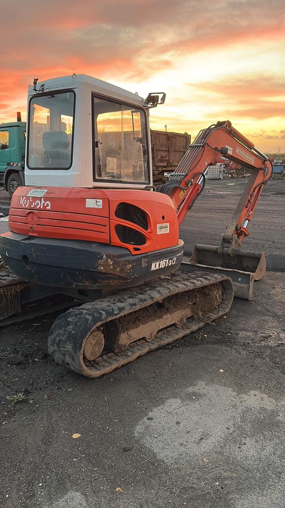 Kubota kx 161 5 tonnes avec 8500 heures, Enlèvement ou Envoi