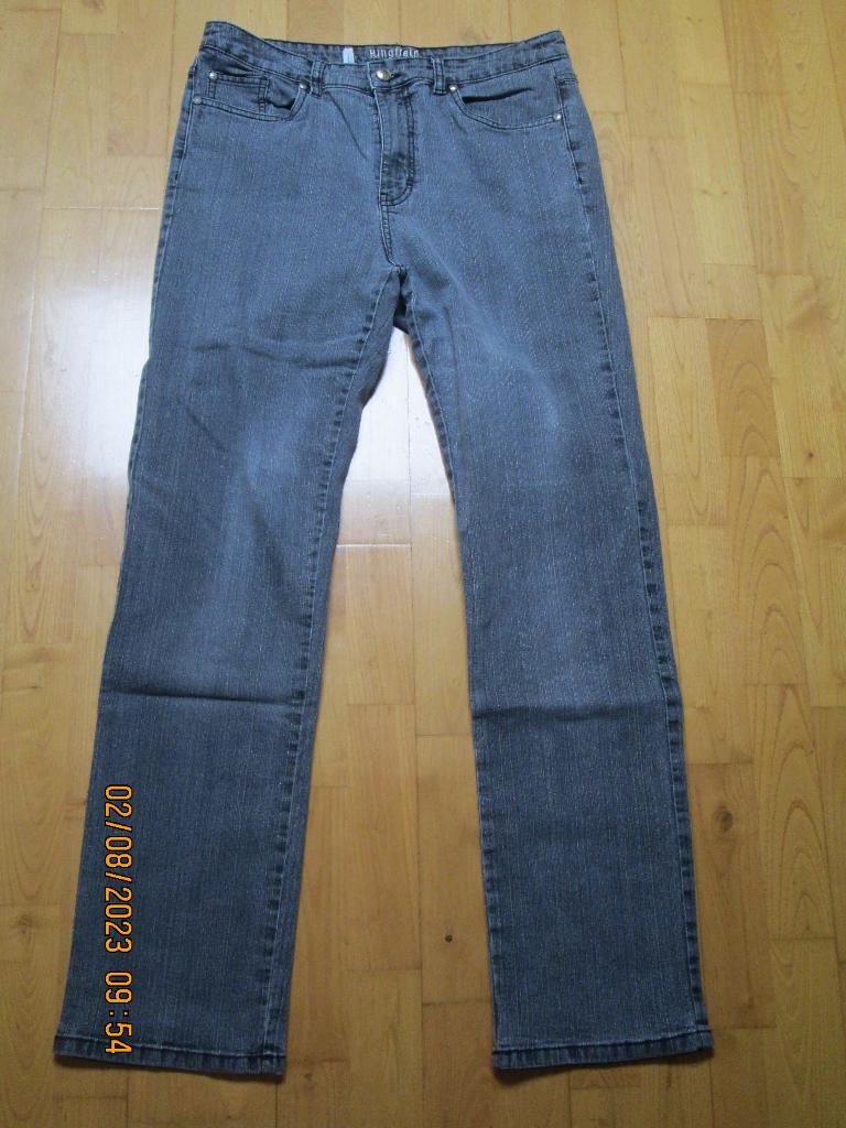 Jeans gris foncé « Kingfield » T 42, Kleding | Dames, Ophalen, Zo goed als nieuw, W33 - W36 (confectie 42/44), Kingfield
