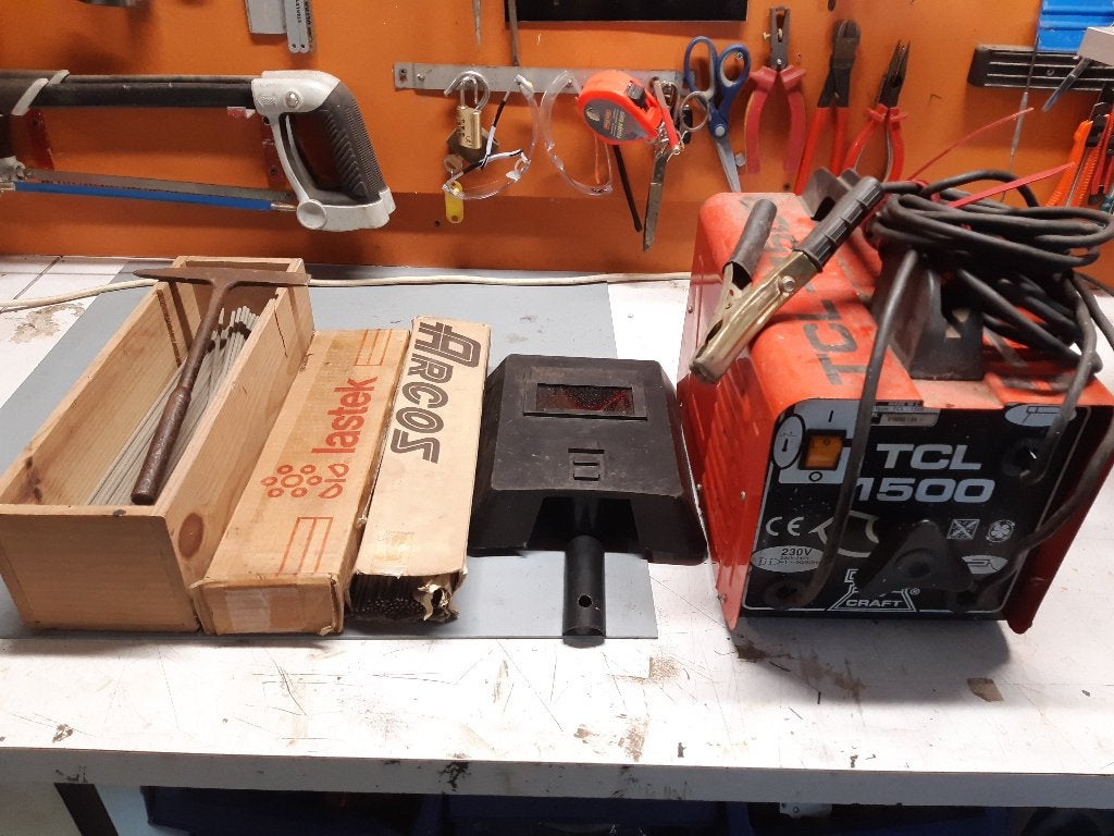 gereedschap laspost en bagetten, Doe-het-zelf en Bouw, Ophalen, Gebruikt