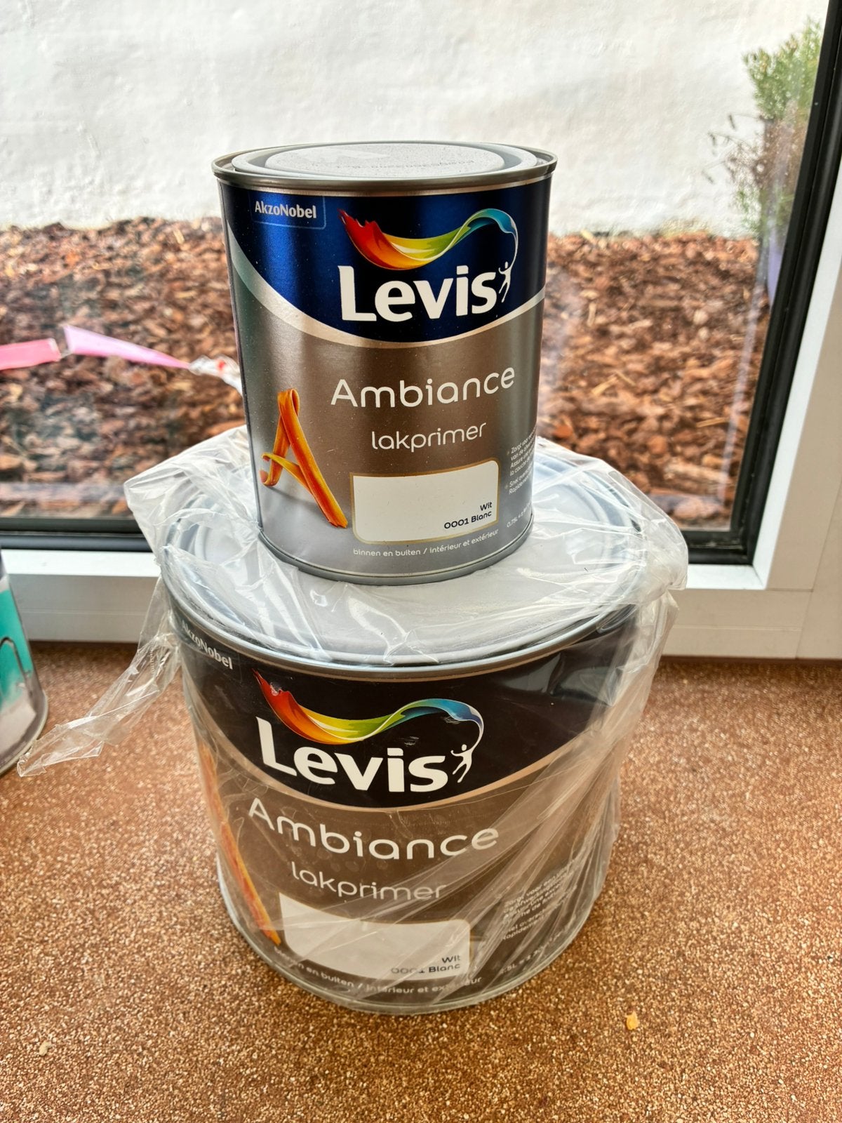 Levis ambiance - lakprimer mix wit 3,25 liter, Ophalen, Wit, Nieuw, Lak