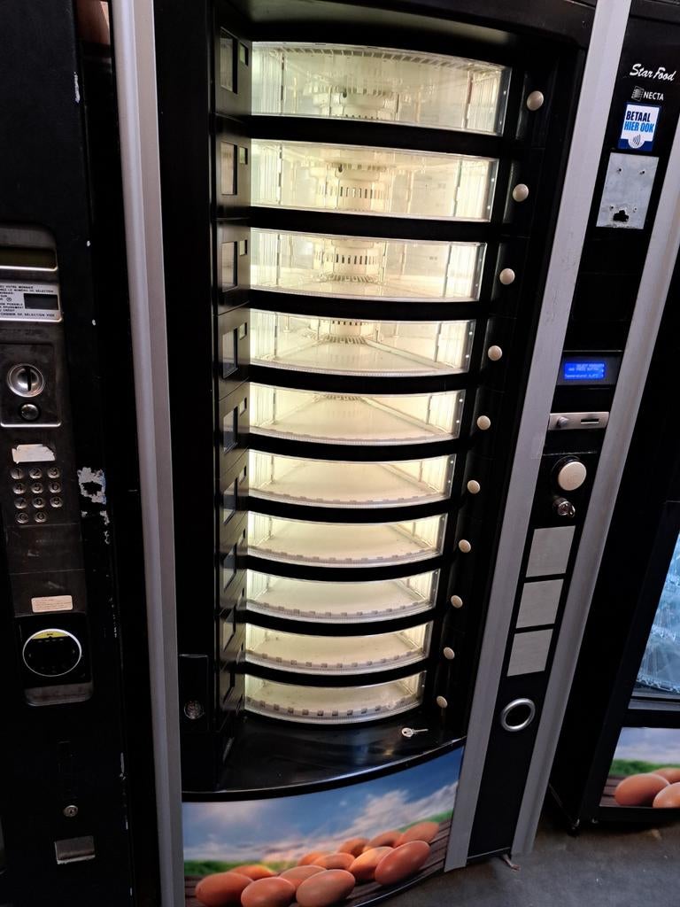 Eier / asperges automaat gekoeld, Ophalen