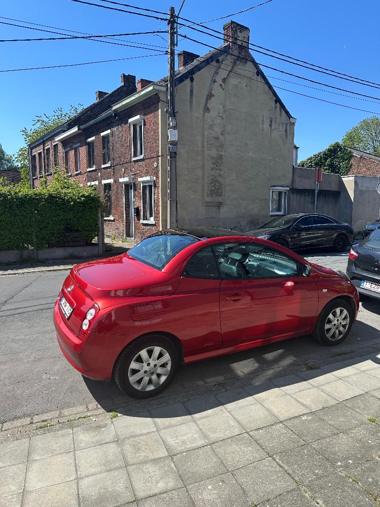 Nissan Micra Cabriolet, Autos, Rouge, Carnet d'entretien, Noir, 2 portes