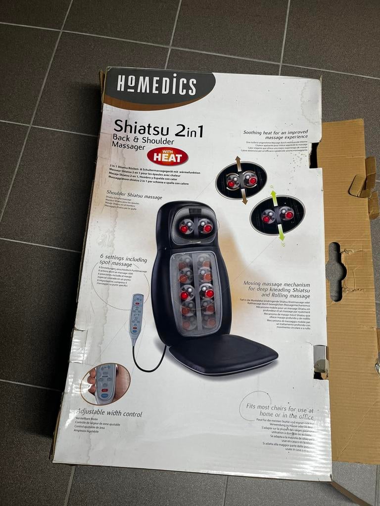 Shiatsu massagestoel, Ophalen, Zo goed als nieuw