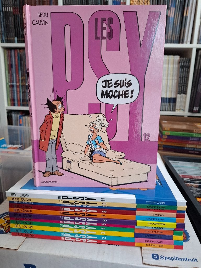 LES PSY BEDU CAUVIN TOMES 1 à 12 TTBE, Livres, Série complète ou Série, Enlèvement ou Envoi, Comme neuf