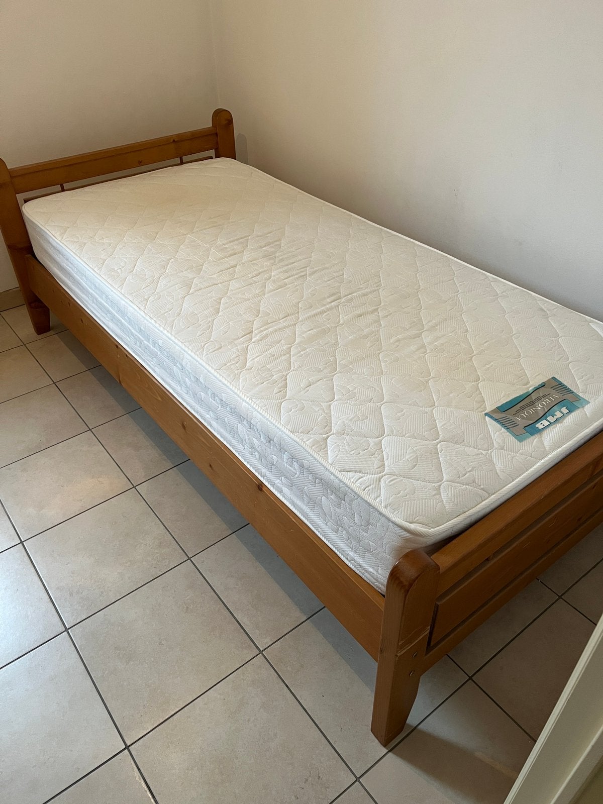 Gratis 1 persoonsbed, Huis en Inrichting, Ophalen, Gebruikt, 90 cm, Eenpersoons