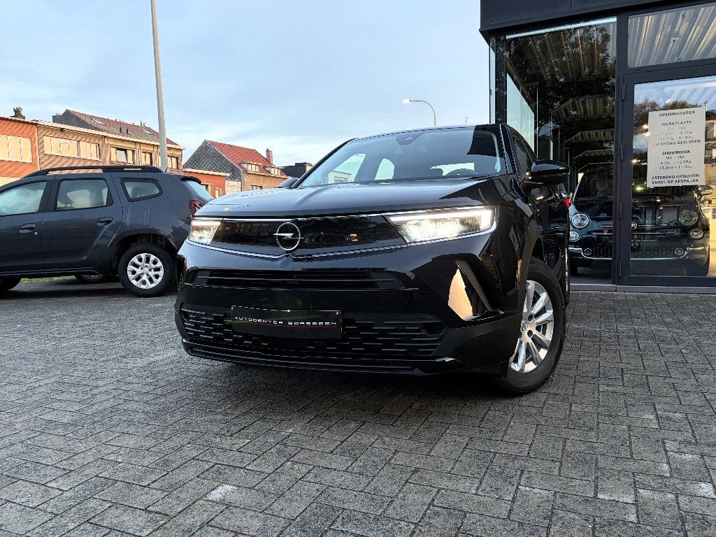Opel Mokka 1.2 Turbo GS S/S, Auto's, Stof, 1199 cc, Zwart, Bedrijf
