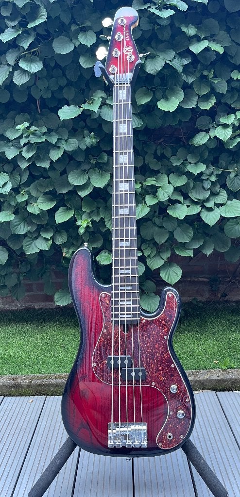 Maruszczyk Jake 5p Red Burst, Musique & Instruments, Instruments à corde | Guitares | Basses, Enlèvement ou Envoi, Comme neuf