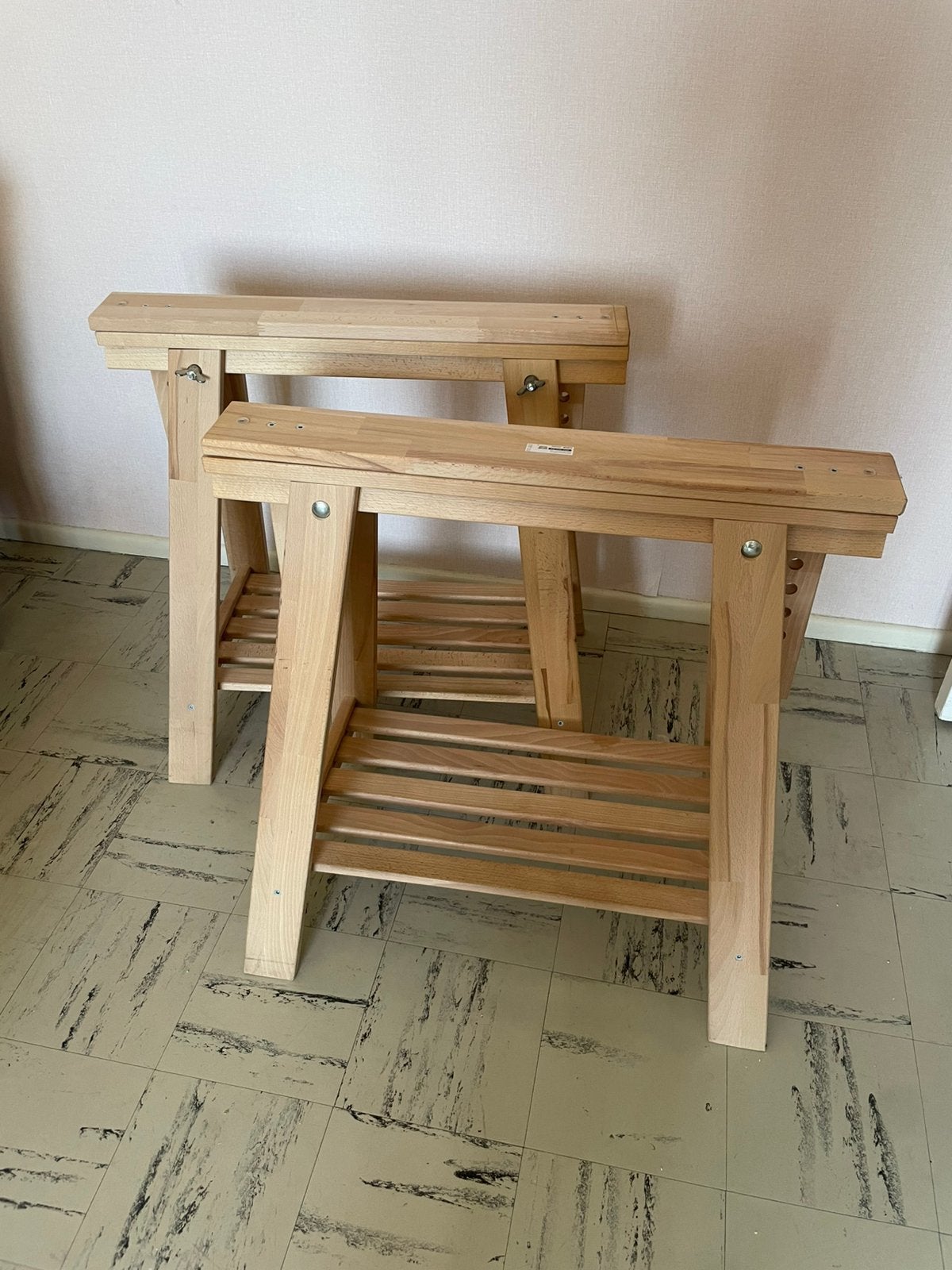 Tréteaux en bois IKEA MITTBACK — 35 €, Electroménager, Fours, Comme neuf, Enlèvement