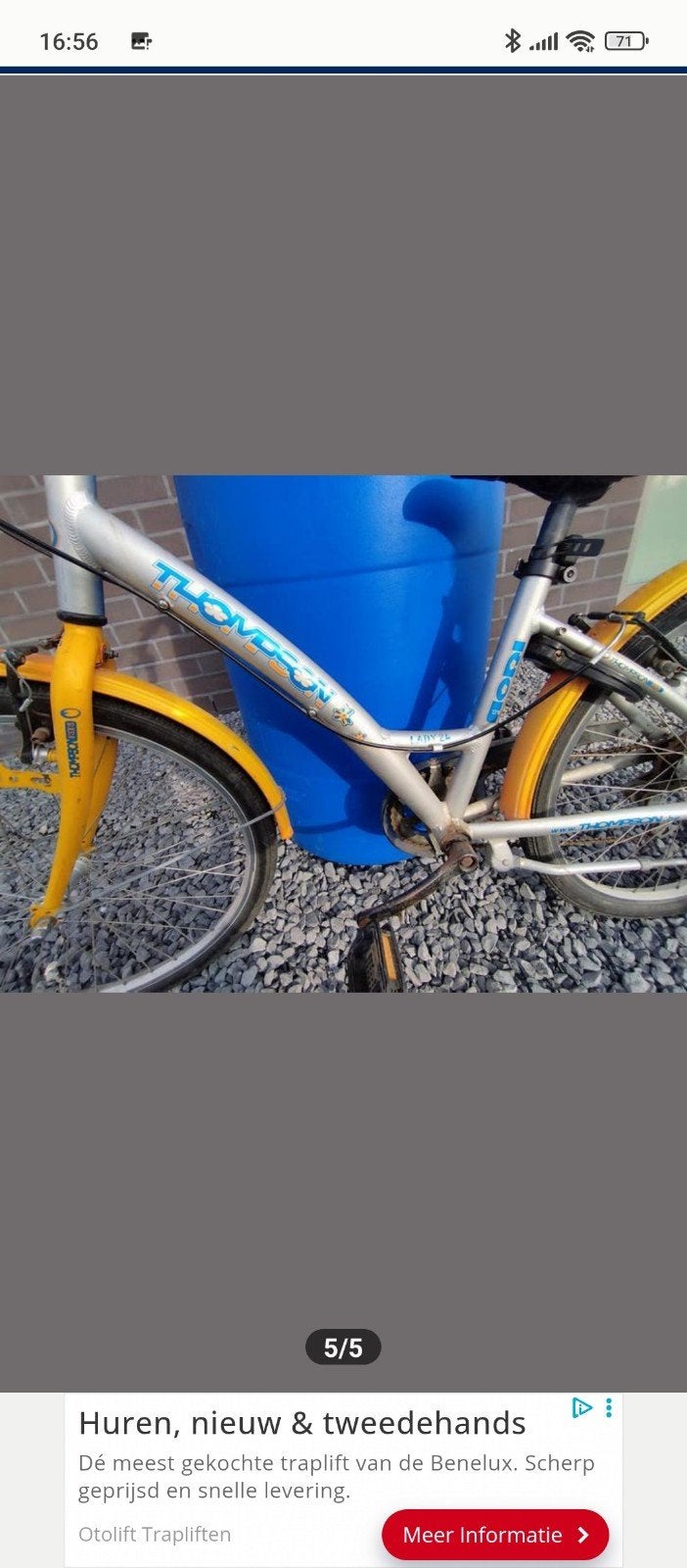 Thompson meisjes fiets lady 24 met 6 versnellingen, Ophalen, Versnellingen