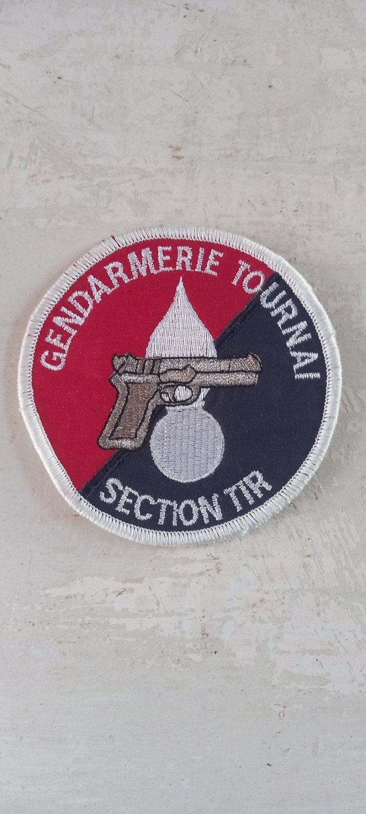 badge patch écusson gendarmerie rijkswacht section tir, Enlèvement ou Envoi, Gendarmerie