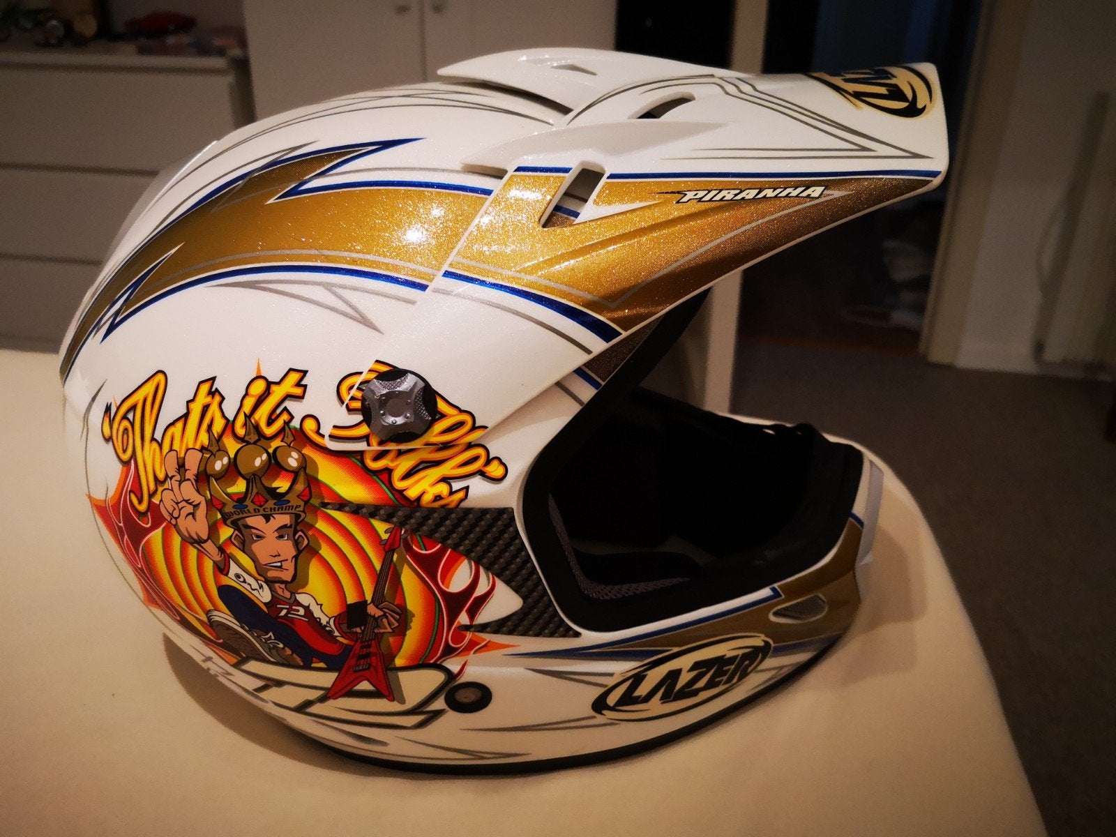Lazer Stefan Everts mx helm, Lazer, Heren, Ophalen of Verzenden, L