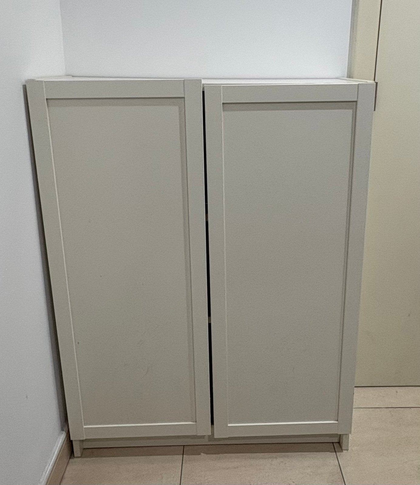 Armoire rangement blanche (IKEA BILLY / OXBERG), Enlèvement, Utilisé