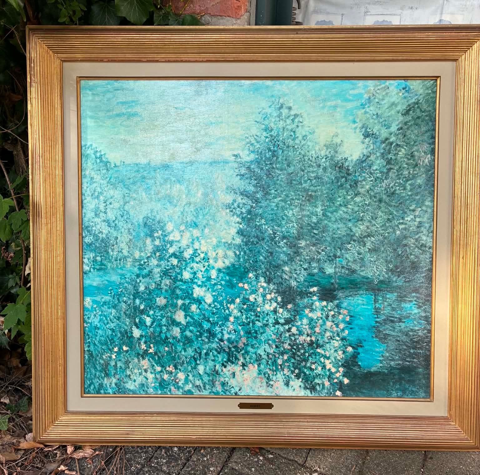 De Hoek van de Tuin in Montgeron met houten lijst, Antiquités & Art, Enlèvement