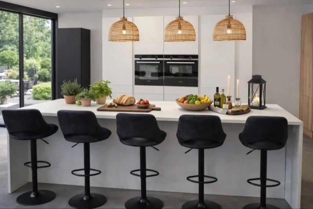 Keuken luxe tweedehands modern eiland, Ophalen of Verzenden, Wit