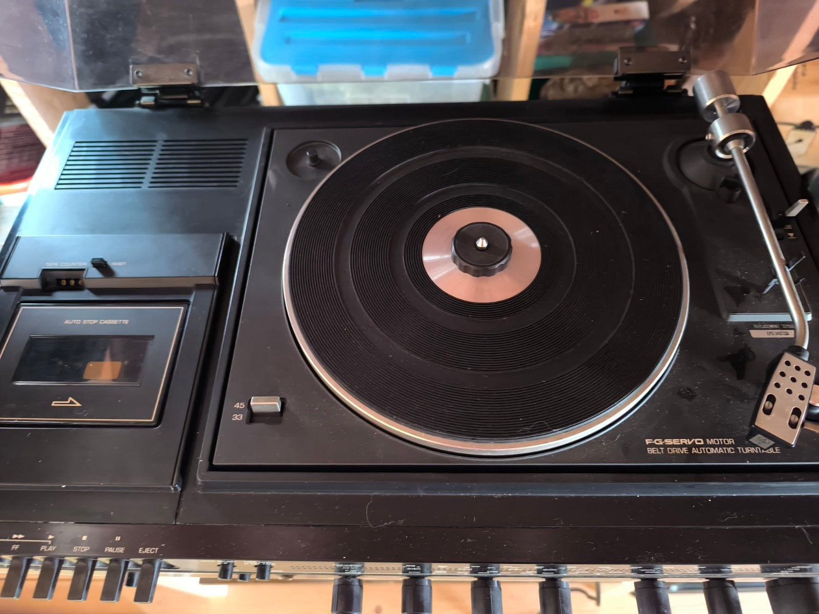 National Panasonic Combi toestel, Ophalen, Platenspeler