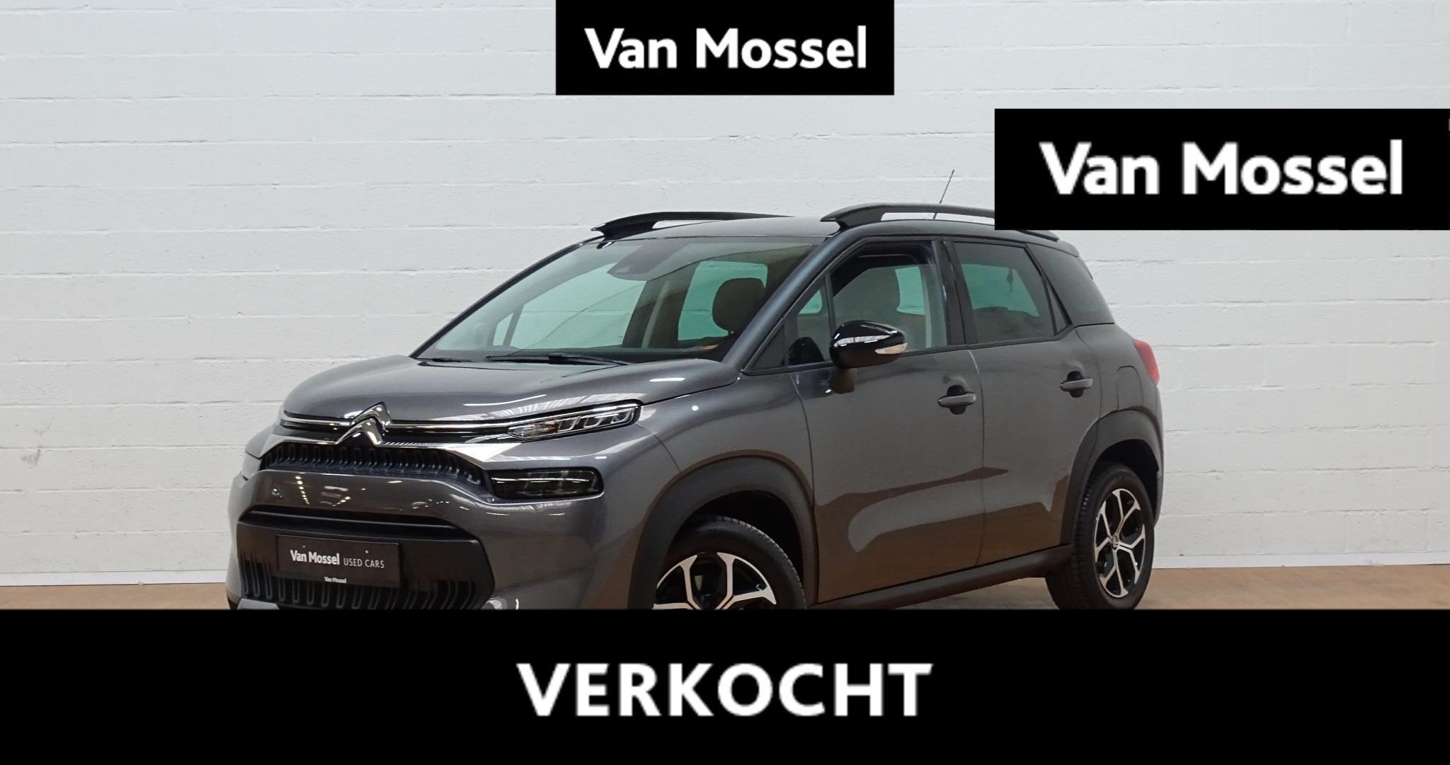 Citroen C3 Aircross 1.2T Shine automaat, Zwart, 5 zetels, 3 cilinders, BTW verrekenbaar